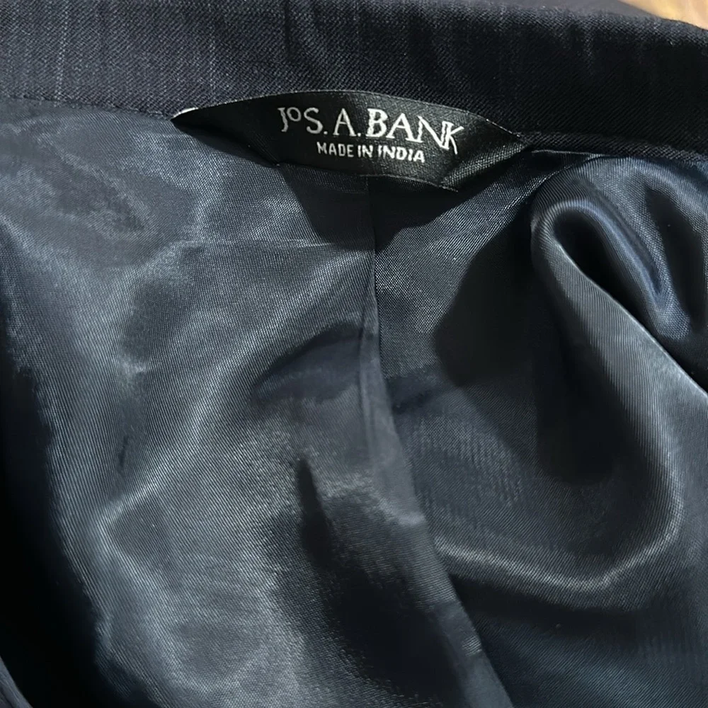 Jos A Bank Vintage Classic Blue Pinstripe Men's Blazer 44L
